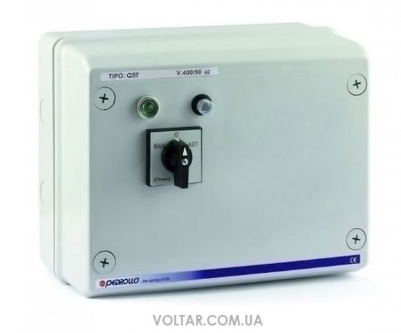 Пульт управления QST 5000 для трёхфазных скважинных насосов Pedrollo с датчиком уровня в Воронеже 
